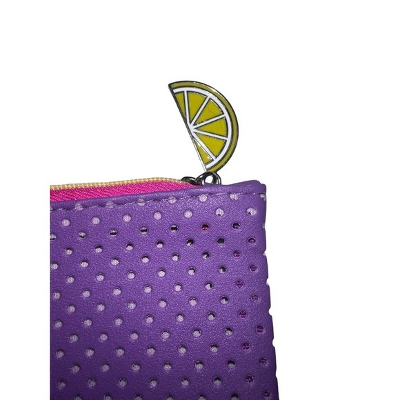 NWOT Ipsy Cosmetic Bag - Purple Mesh - Picture 3 of 7